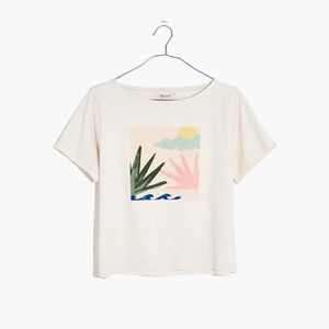 Botanical Graphic Setlist Boxy Tee